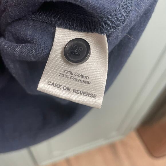 Billy Reid Mens Henley Long Sleeve Blue Size Large Cotton Blend Casual - Picture 5 of 5